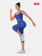 PowerBand Resistance Capri Leggings (Reversible Wear)