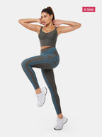 PowerBand Resistance Leggings (Reversible Wear)