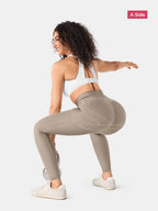 PowerBand Resistance V-Waist Leggings (Reversible Wear)