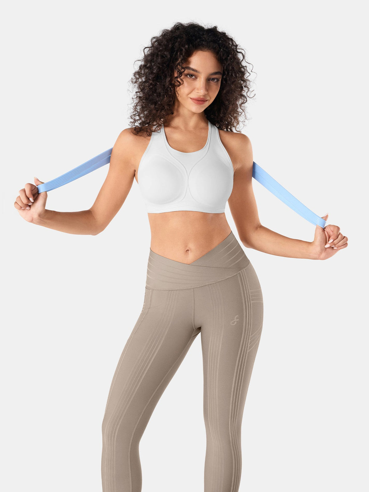 PowerBand Resistance V-Waist Leggings (Reversible Wear)